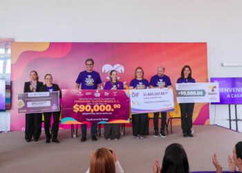 Entrega DIF Tamaulipas dinero al Teletón