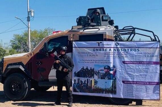 Guardia Estatal participa en programa “Presidencia cerca de ti” en Nuevo Laredo