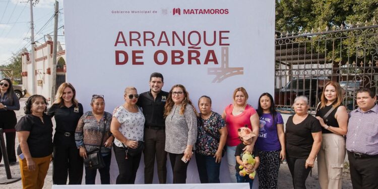 Alcalde Beto Granados da arranque de Obra en la Avenida Pedro Cárdenas, a la altura del Ejido La Luz