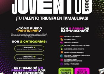 Invitan a jóvenes de Matamoros a participar en el Premio Estatal de la Juventud 2025