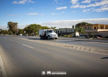 Matamoros brilla con el trabajo diario de limpieza