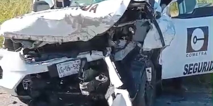 Fuerte encontronazo en Burgos deja dos empleados de COMETRA lesionados y un residente fallecido