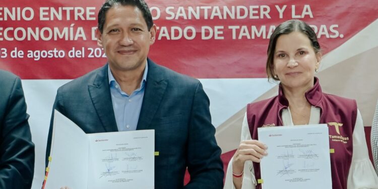 Convenio Economía – Santander México otorga créditos por 92 mdp a MiPyMEs tamaulipecas