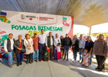 Disfrutaron familias del Ejido Reynosa Díaz, Posada Bienestar con Carlos Peña Ortiz