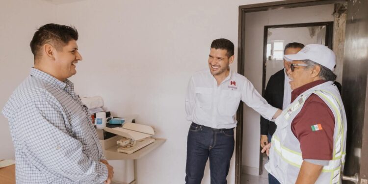 Beto Granados supervisa rescate del Centro de Salud en Las Higuerillas, tras ocho años de abandono