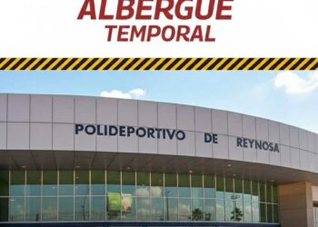 Habilitó Gobierno de Reynosa Albergue Temporal en el Polideportivo
