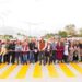 Inauguraron Alcalde y familias de la Ernesto Zedillo nueva pavimentación hidráulica