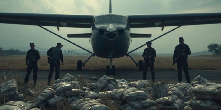 Operativo federal frena envío masivo de droga por vía aérea en el sur del país