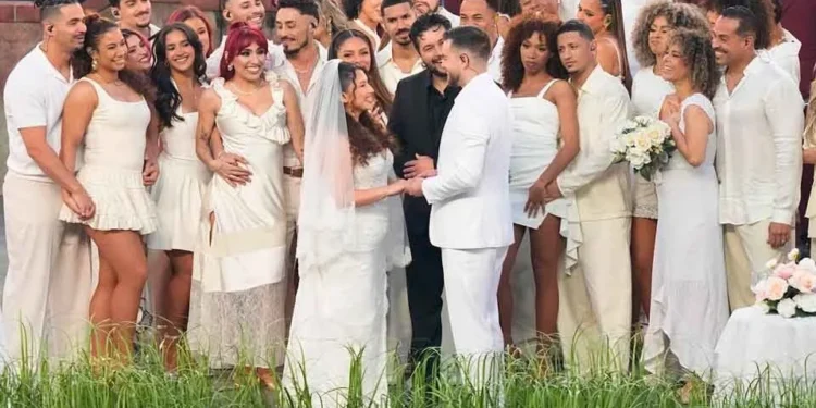 Del altar al escenario, esta es la historia de la boda real que sorprendió en el medio tiempo de Bad Bunny