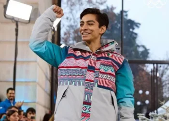 Luce Donovan Carrillo como modelo en los JO Invernales