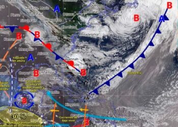 Sistema meteorológico mantiene en alerta a estados del noreste