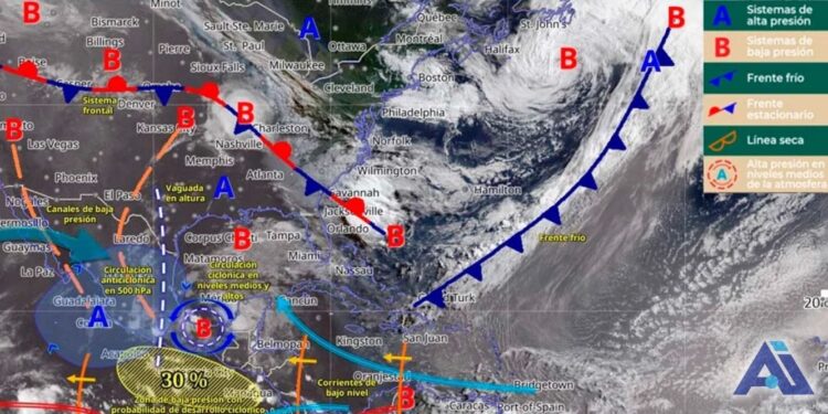 Sistema meteorológico mantiene en alerta a estados del noreste