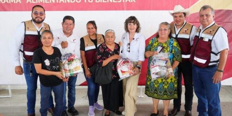 Arranca SEBIEN entrega de paquetes alimentarios