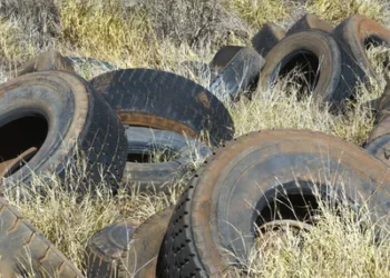 Llantas abandonadas ponen en riesgo a colonia de Reynosa