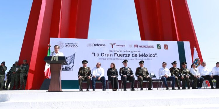 Inaugura Américo exposición La Gran Fuerza de México; destaca apoyos de la presidenta Sheinbaum para la frontera tamaulipeca