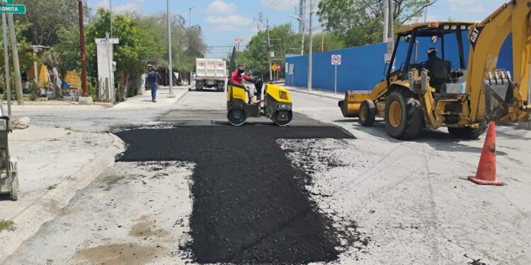 Reynosa mejora sus vialidades con programa de bacheo